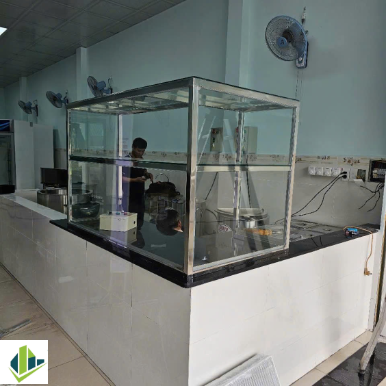 TỦ QUẦY KÍNH 1400x500x900 
